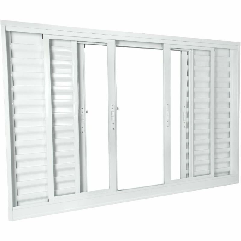 VENEZIANA 6 FOLHAS - 2 FOLHAS FIXAS - CRV Portas e Janelas